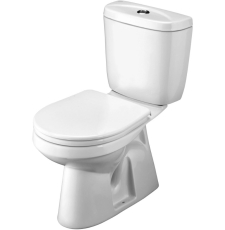 Унитаз Santek Анимо напольный, 1 режим, с крышкой ПП, вертикальный выпуск, 1.WH11.0.038