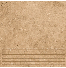 Плитка-клинкер для ступеней Керамин Вермонт 3 29.8x29.8, бежевый