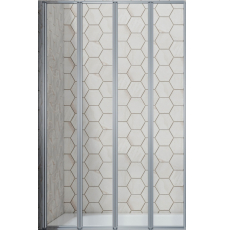 Шторка на ванну Ambassador Bath Screens 100x140 скл., левая, прозр.\хр. Шторка на ванну Ambassador Bath Screens 100x140 скл., левая, прозр.\хр.