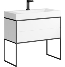 Тумба для умывальника Aqwella Clarberg Logic 90, напольная, 2 ящ.