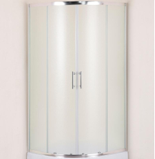 Душевая кабина Taliente 90x90 TA-09091-1MP закругл., мат. рифл./хром