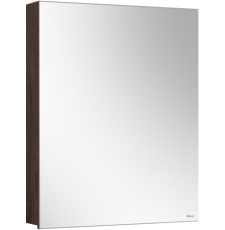 Зеркало-шкаф Belux Стокгольм ВШ 60 60x70, 1 дв., Орех Карини натуральный 194