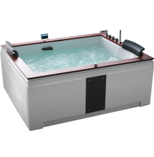 Гидромассажная ванна Gemy G 9052-II K 186x151, правая