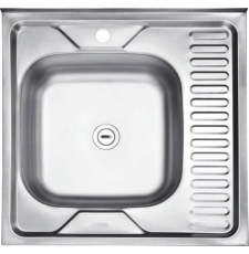 Мойка для кухни Ledeme 60x60 L76060-L, накладная, левая