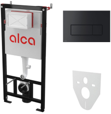 Инсталляция для унитаза Alca AM101/1120-4:1 RU M578-0001 с кнопкой, черный
