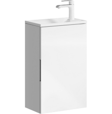 Тумба для умывальника Aqwella 5 Stars Accent 40 Malaga подвесная, 1 дв., глянц.белый