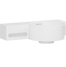 Раковина Belux Аврора 550 R настенная, угловая, правая, белый матовый 18