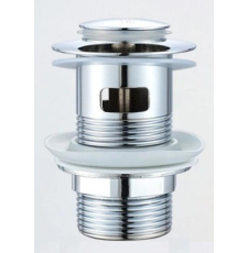 Донный клапан Ledeme L66-2 с переливом, хром