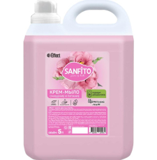 Жидкое крем-мыло Effect Sanfito 5 л 25511 увлажняющее, цветочный микс