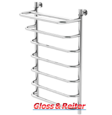 Полотенцесушитель Gloss & Reiter Sky. ЛС. 50х80.С7 водяной, с полкой, 4814995010090