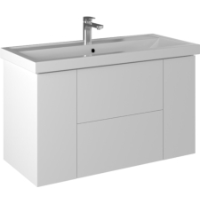 Тумба с умывальником Briz Риччи Т20-100 Фостер подвесная, 2 ящ., 2 дв., бел.