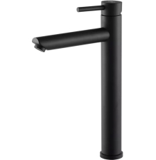 Смеситель для умывальника Gid Berlin SS080-BM-D, высокий, черный матовый
