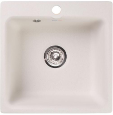 Мойка для кухни GranFest Smart GF-SM430 43x43 врезная, белый Мойка для кухни GranFest Smart GF-SM430 43x43 врезная, белый