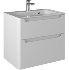 Тумба с умывальником Briz Эстель Т18-70 Прато подвесная, 2 ящ., бел.
