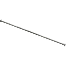 Карниз для ванной Triton 140 для шторки прямой, сталь, хром, GХ22003