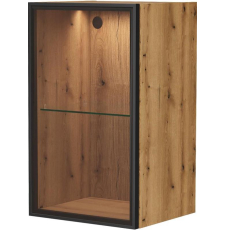 Шкаф Equil Strong 36 36x53.8 подвесной , универс., черный/дуб эвок