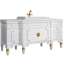 Тумба для умывальника Belux Кастилия Н 170-06 170, белый/золото 110