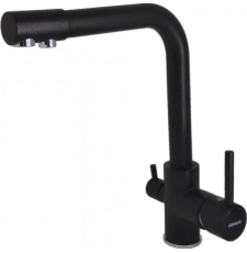 Смеситель для кухни Gerhans KK4055-3, под фильтр, оникс 25