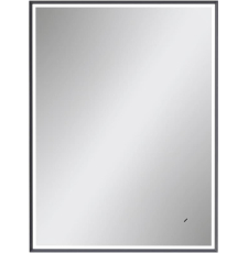 Зеркало Equil Mirage LED 60x80, сенсор, cерый муар