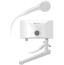 Водонагреватель Thermex Vetro 5500 combi проточный, с краном и душем Водонагреватель Thermex Vetro 5500 combi проточный, с краном и душем