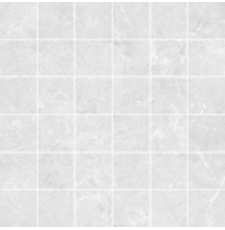 Плитка-мозаика керамогранит напольная Керамин Скальд 7 30x30, белый, глаз., мех. резка