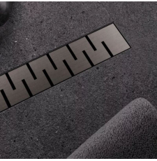 Душевой трап Veconi Stesso Line 40 VSL400GR, ком.затвор, бок.слив, графит