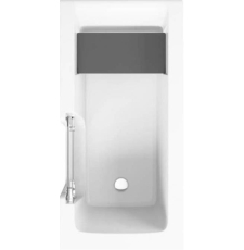 Акриловая ванна Polimat Avo 140x70 с дверью