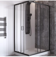 Душевая кабина Taliente 120x90 TA-09120-1CB прям., прозр./черный мат.