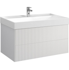 Тумба для умывальника Belux Сиртаки НП 100-02 подвесная, 2 ящ., белый матовый 18