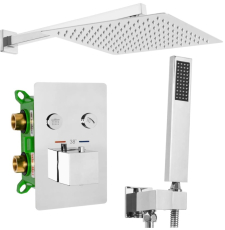 Встроенная душевая система Rea Fenix Davis Chrome  P6356 с термостатом, хром