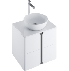 Тумба для умывальника Ravak SD Balance 50, белый/графит