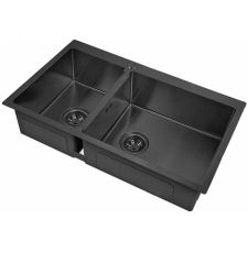 Мойка для кухни ZorG PVD 78-2-51 GR 78x51, врезная, правая, графит Мойка для кухни ZorG PVD 78-2-51 GR 78x51, врезная, правая, графит