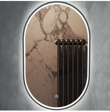 Зеркало Roxen Grown 40x60 с подсветкой, сенсор, диммер, оружейная сталь