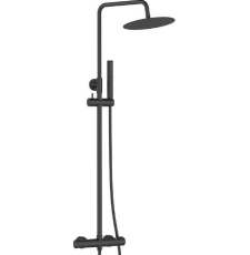 Душевая стойка Laveo Pretto PLP_70TD, с термостатом, черный Душевая стойка Laveo Pretto PLP_70TD, с термостатом, черный