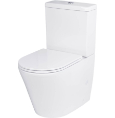 Унитаз напольный безободковый Roxen Wailet Rimless Tornado, с крышкой, универсальный выпуск