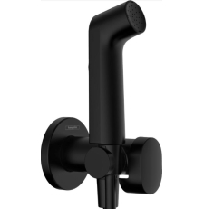 Гигиеническая лейка Hansgrohe Bidette 1jet S EcoSmart+ 29232670, матовый черный