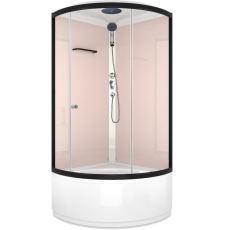 Душевая кабина Domani-Spa Simple high 90x90 прозр.\pink DS01Sm99HPcCl00 Душевая кабина Domani-Spa Simple high 90x90 прозр.\pink DS01Sm99HPcCl00