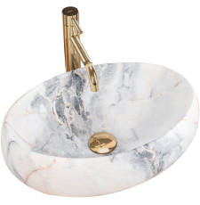 Раковина Rea Linda Granit Matt 48 на столешницу, под камень