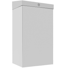 Мусорное ведро Merida Stella R KSM102.R, 47 л, сталь матовая