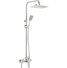 Душевая стойка Deante Tubo NUT_04XM со смесителем, хром