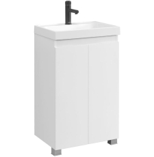 Тумба для умывальника Belux Бостон Н 50 напольная, 1 дв., белый глянцевый 1