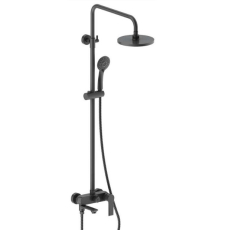 Душевая стойка Vivi Felice 8060 Nero opaco со смесителем, черный матовый