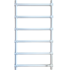 Полотенцесушитель Fincopper Loft FCL 90x50 водяной, нижнее, 6 пер., белый RAL 9016 Полотенцесушитель Fincopper Loft FCL 90x50 водяной, нижнее, 6 пер., белый RAL 9016