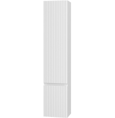 Шкаф-пенал Brevita Victory 35 универсальный, 2 дв., левый, матовый белый