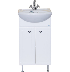 Тумба для умывальника Misty Соло 40, прямая, напольная, 2 дв.