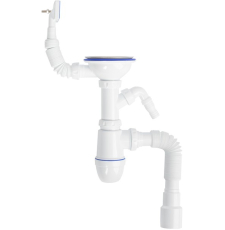 Сифон для кухонной мойки Iddis Kitchen Line S11UPS0i84 3 1/2" с переливом