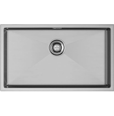 Мойка для кухни Paulmark Aller 74 Uni 74x44 PM807444-BS, под столешницу, брашир. нерж.сталь