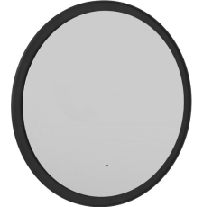 Зеркало Briz Тесо 80x80 с подсветкой, сенсор, подогрев, черный