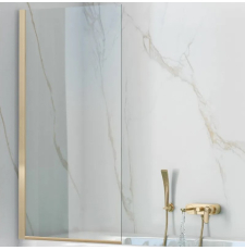 Шторка на ванну Rea Elegant Gold 80x140, прозр.\золото Шторка на ванну Rea Elegant Gold 80x140, прозр.\золото
