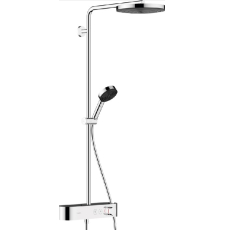 Душевая стойка Hansgrohe Pulsify Showerpipe 260 1 Jet 24220000 с термостатом, хром